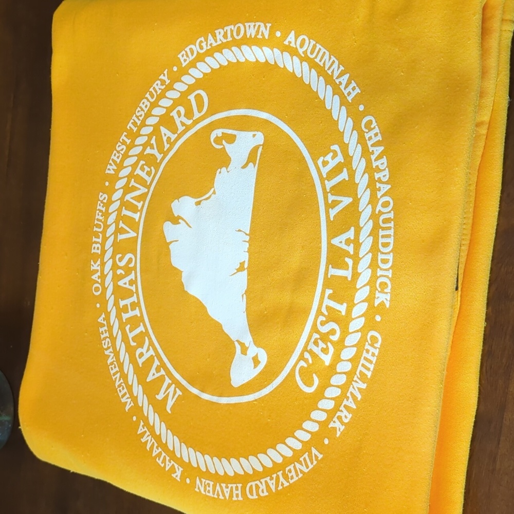 Martha's Vineyard C'Est La Vie Yellow 78" x 60" Blanket